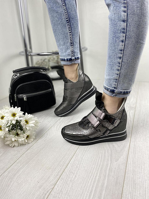 Marko Снікерси жіночі DE MARKO 7001 нікель (весна-літо, шкіра натуральна) (3169) Коломыя - изображение 5