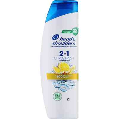 Шампунь Head &amp; Shoulders 2 в 1 Проти лупи Цитрусова свіжість 330 мл (8700216304733) Вінниця