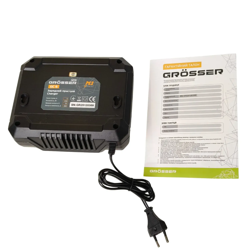 Потужний зарядний пристрій Grosser GC 6 PRO (G0339) Київ - фото 3
