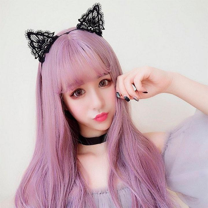 Женский обруч с кошачьими ушками - Чёрный – Эротическое бельё Винница - изображение 4