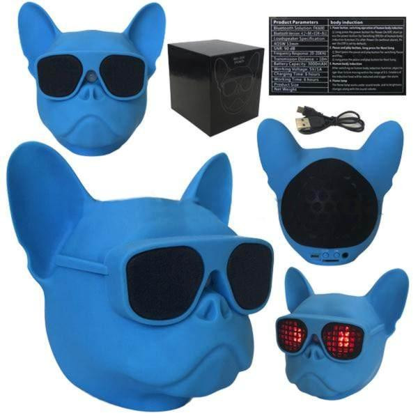 Бездротова стерео колонка USB Собака світиться Київ - фото 1