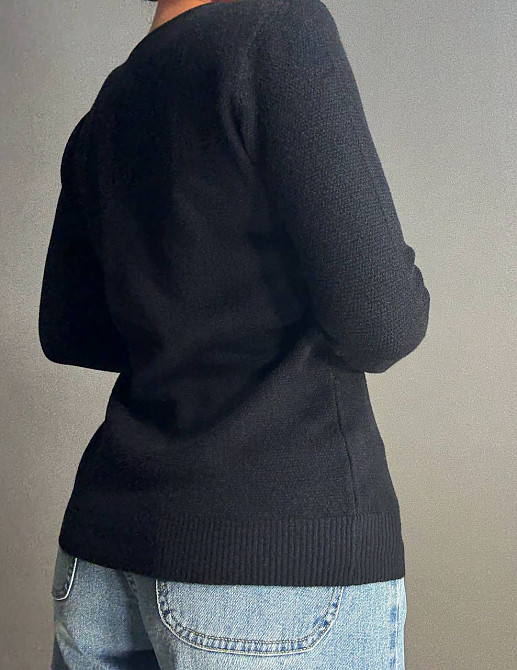 Свитер женский A-N 02493 букле с пуговицами тонкий и теплый базовый, черный, one size Киев - изображение 14