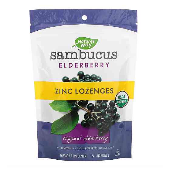 Sambucus Organic Zinc Lozenges - 24 cnt Луцьк