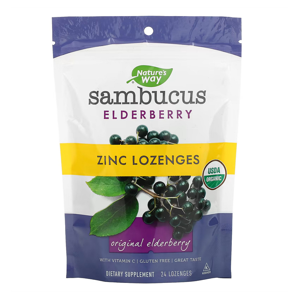 Sambucus Organic Zinc Lozenges - 24 cnt Луцьк - фото 1