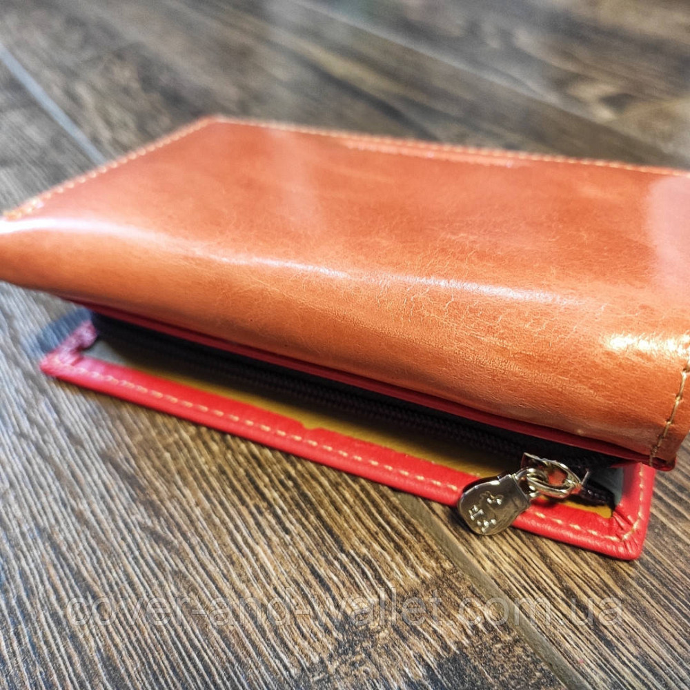 Маленький шкіряний жіночий гаманець пудрового кольору Marco Coverna MC 2-2068 Київ - фото 2