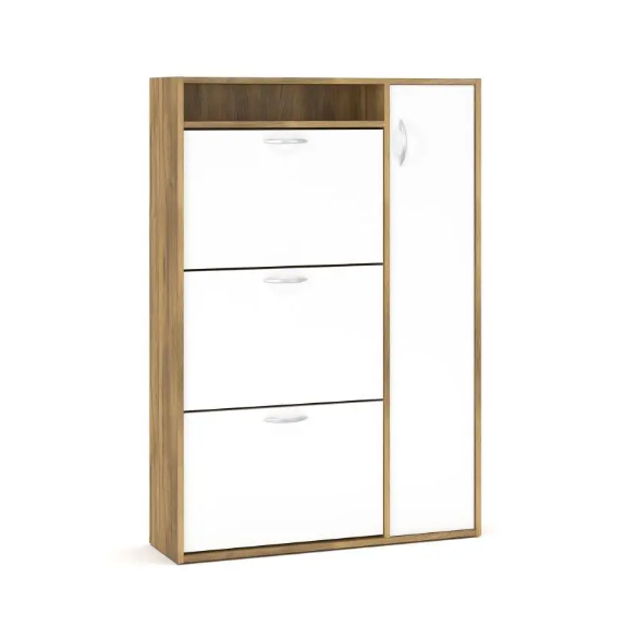 Тумба для обуви Орион Мебель Сервис Дуб барокко Белый матовый Львов - изображение 1