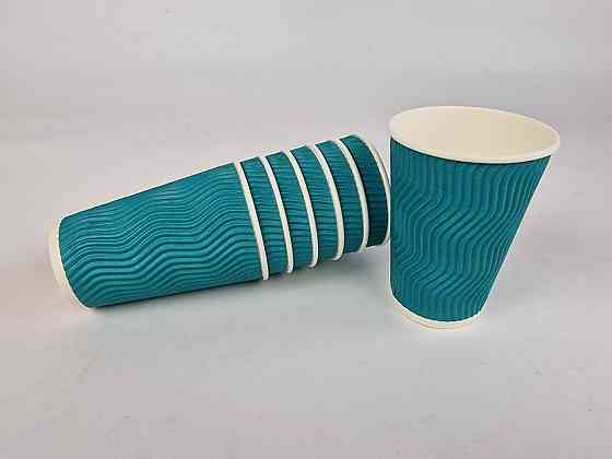 Склянка гофрована 340 мл "БІРЮЗА" (20 шт.) Харків