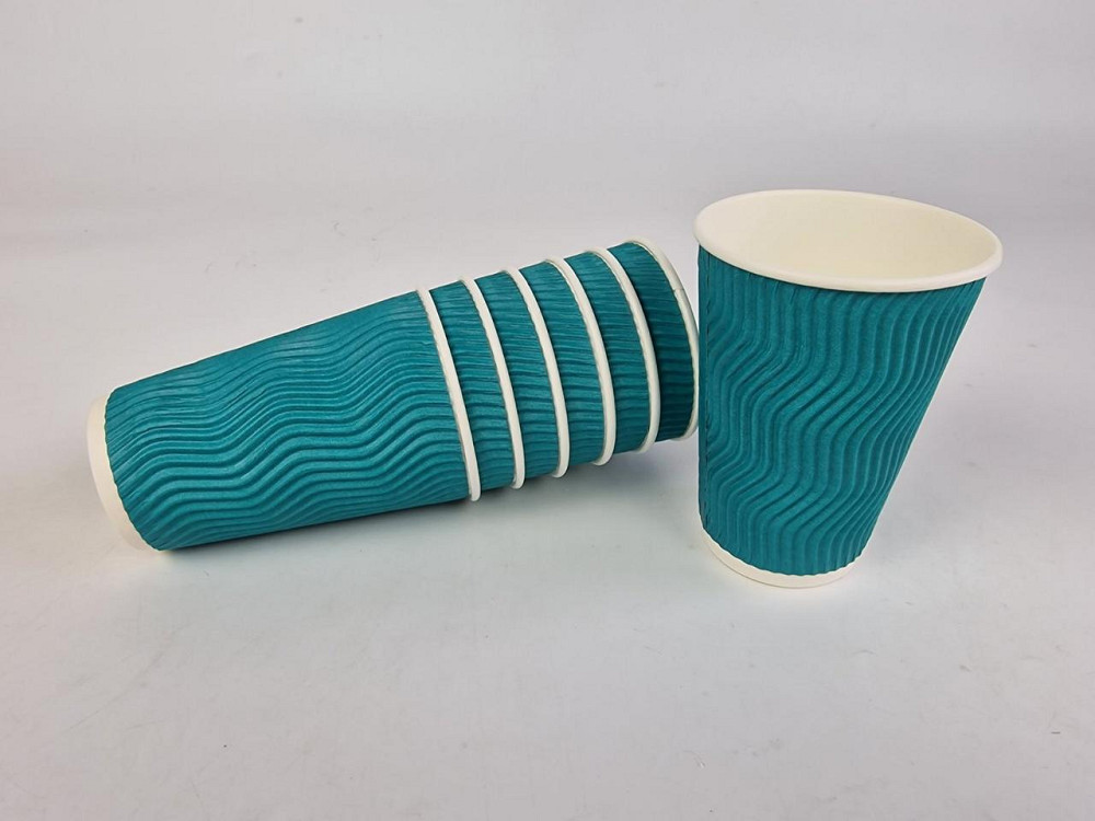 Склянка гофрована 340 мл "БІРЮЗА" (20 шт.) Харків - фото 1