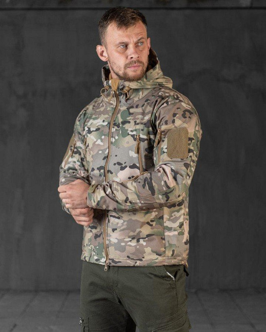 Весняна тактична куртка Soft Shell Silver Knight Windstoper мультикам ОР1234 Одеса - фото 2
