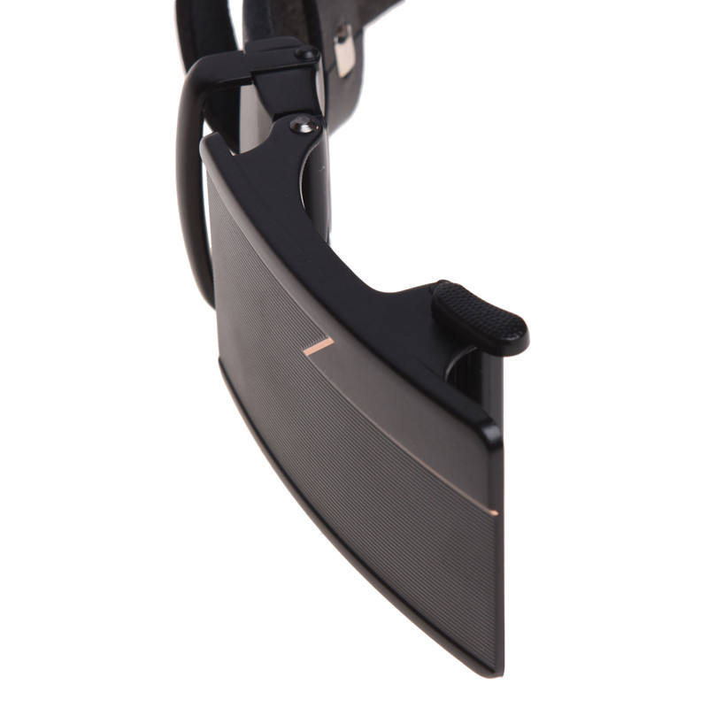 Автоматический пояс из натуральной кожи 115-125×3.5/ ремень на брюки для мужчины, черный Киев - изображение 4