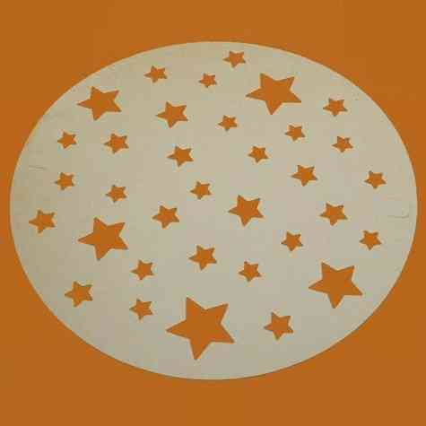 Набір трафаретів для чаю, кави і т. д. 5 штук - діаметр 23см, харчовий пластик Київ