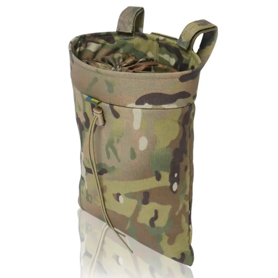 Тактический подсумок для сброса магазинов (до 8 шт.) рулонный KIBORG XL Multicam. Сумка сброса магазинов Киев - изображение 1