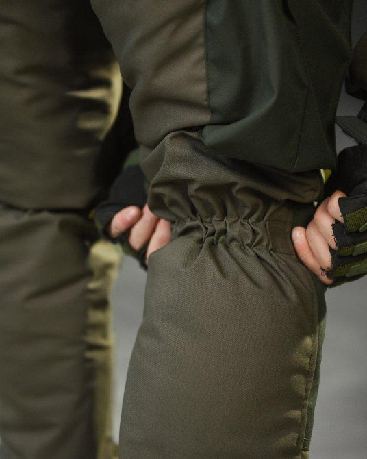 Зимний костюм теплый мужской горка олива супер качество омни хит ветрозащита водоотталкивающий Одесса - изображение 14