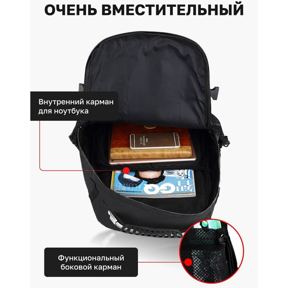 Похідний військовий місткий рюкзак койот 40л, Речовий військовий рюкзак похідний ЗСУ GT-56 Івано-Франківськ - фото 3