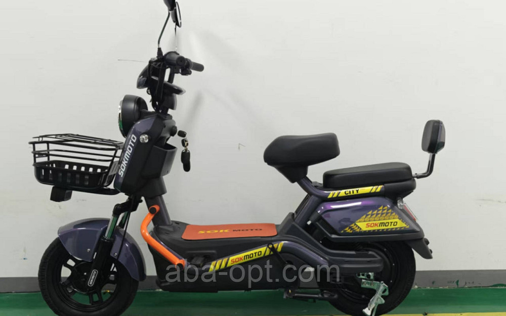 Электровелосипед SOK CITY 800W- 60V-25Ah шины 10