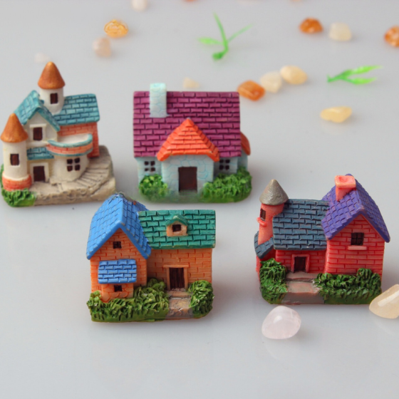 Декоративний  будиночок для міні-саду, флораріуму, моссаріуму, вазону, мікроландшафту, творчості №4 Одеса