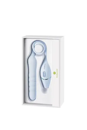 Пульсатор з вакуумним стимулятором KISSTOY Cathy III Light Blue Львів
