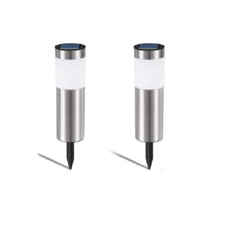 Світильник садовий 8 WW біле світло 2 шт в упаковці на сонячній батареї, пеєрносний Одеса - фото 2