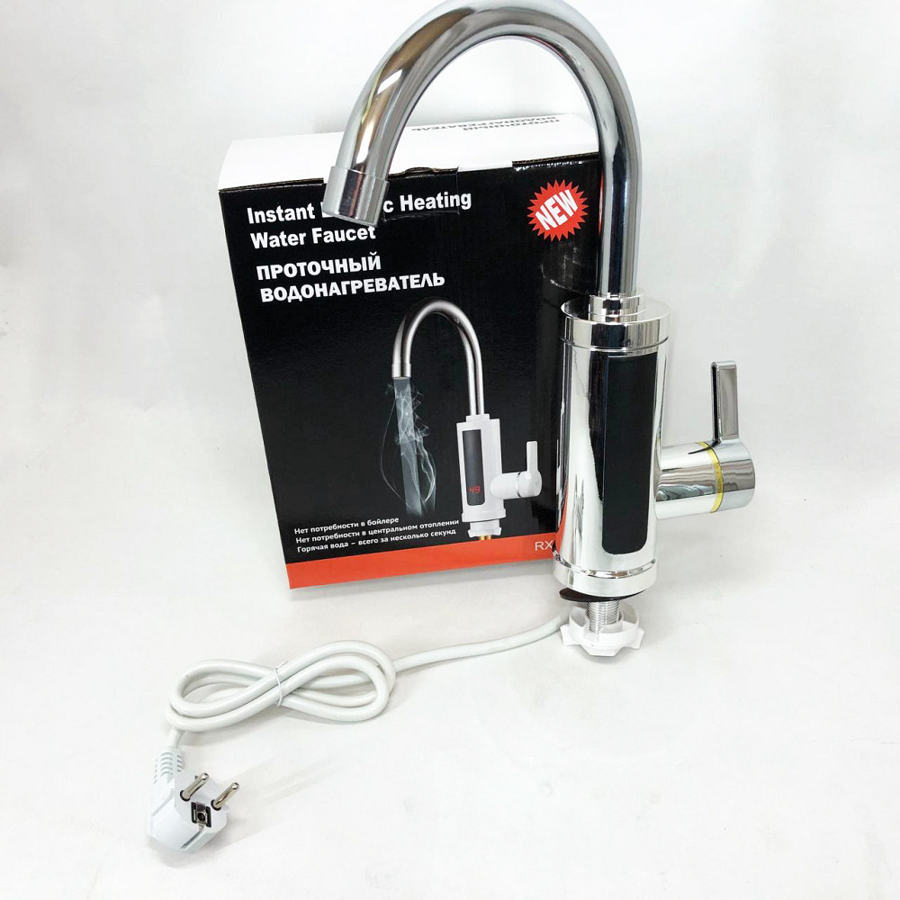 Електричні водонагрівачі, Побутовий кран з підігрівом, Нагрівальний кран для підігріву проточної YG-52 Львів - фото 8