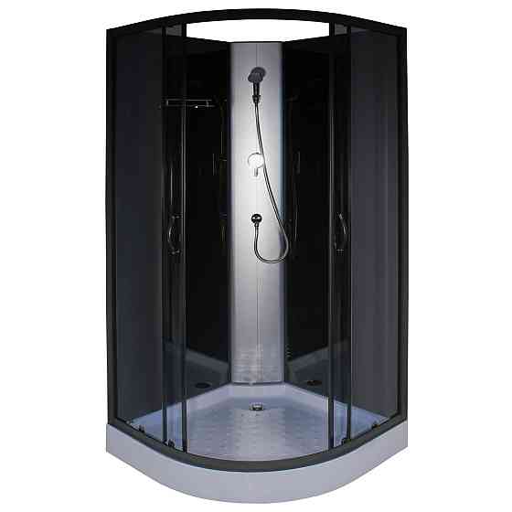 Душовий бокс напівкруглий без даху SAN L90GBB BRAVO (3уп.) Київ