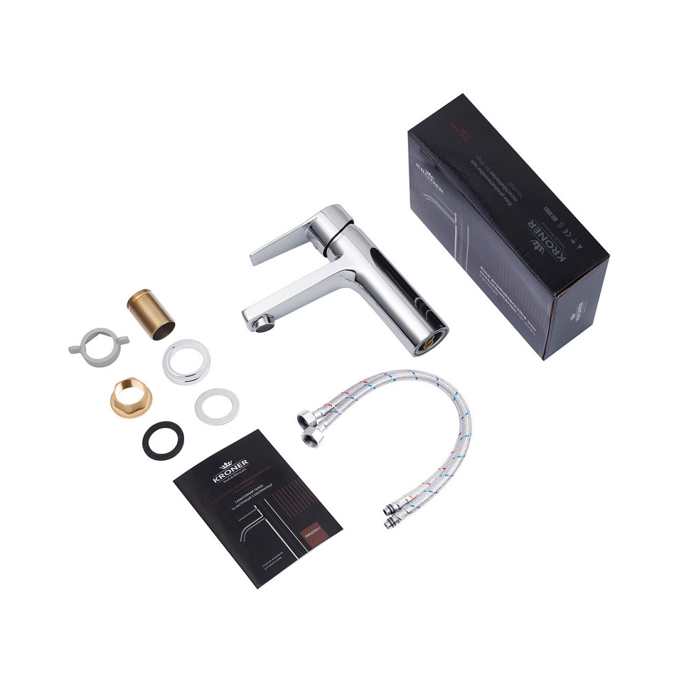 Змішувач для раковини Kroner KRP Enzo - C010 Київ - фото 7