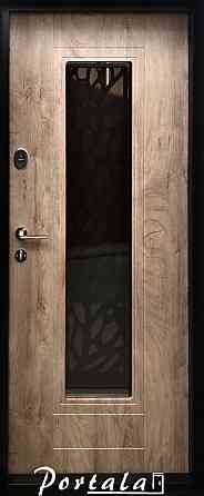 Двери уличные, МДФ-покраска по RAL,серия ТРИО, модель Р-6 Ковка Киев