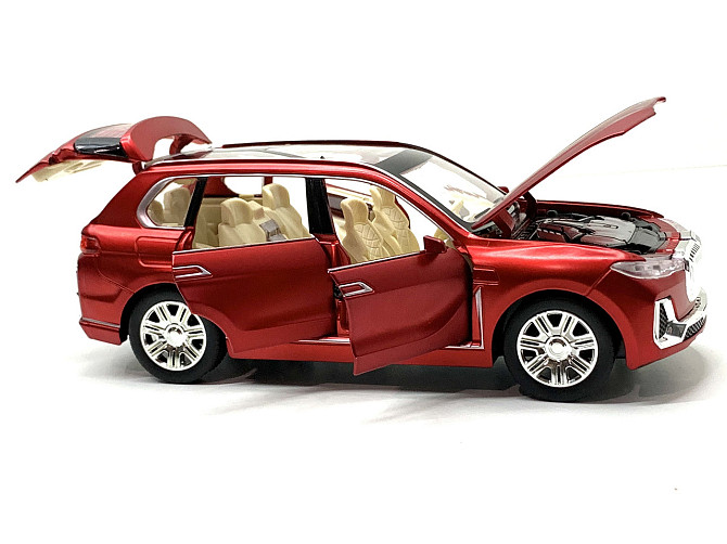 Машинка TK Union Group BMW X7 1:24 звук світло інерція рухомі елементи Червона (GT-05545) Чернігів - фото 9