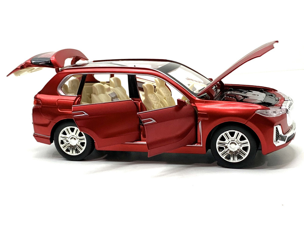 Машинка TK Union Group BMW X7 1:24 звук світло інерція рухомі елементи Червона (GT-05545) Чернигов - изображение 9