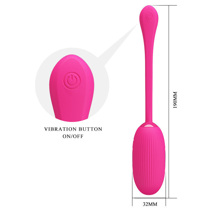 Віброяйце - Pretty Love Doreen Electric Shock Egg Pink (App) Sex Aura Київ - фото 7