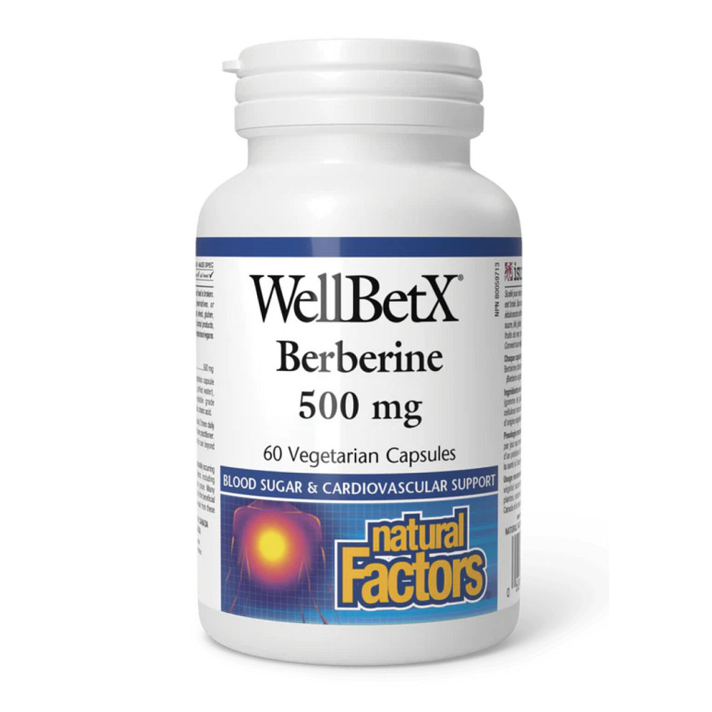 Берберин Natural Factors WellBetX Berberine 500mg 60 капс Киев - изображение 1