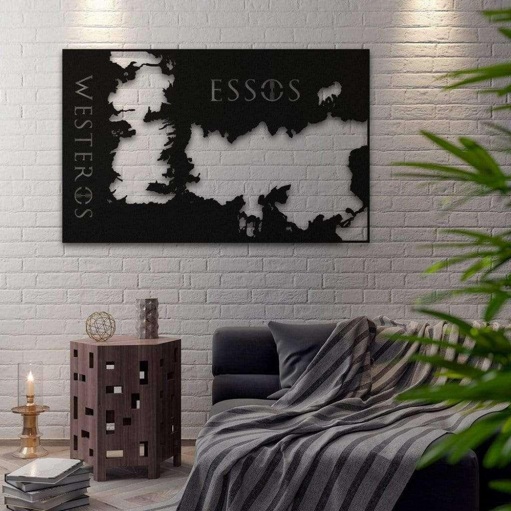 Деревянная карта на стену «Игра престолов» Киев - изображение 2