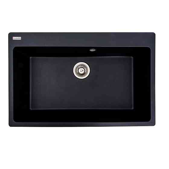 Гранітна мийка для кухні VALESO BOGEMA 7850 матова Чорний металік Коломия