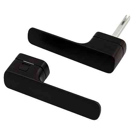 Дверна ручка на розетці M&T Minimal2.0 147797 Right TIN-K титан/чорний матовий, в комплекті з WC Київ