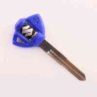 Ключ замка зажигания (заготовка) Сузуки (с эмблемой, длинный, синий) Мукачево