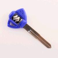 Ключ замка зажигания (заготовка) Сузуки (с эмблемой, длинный, синий) Мукачево - изображение 1