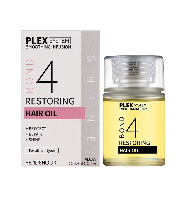 Восстанавливающее масло для волос №4 Headshock Plex System Face Facts 30 мл Киев - изображение 2