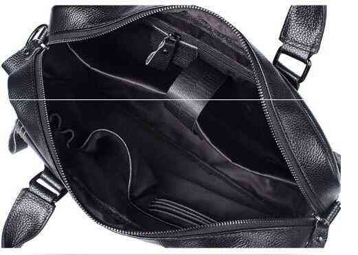 Сумка мужская флотар для ноутбака Черная (Vintage) Киев