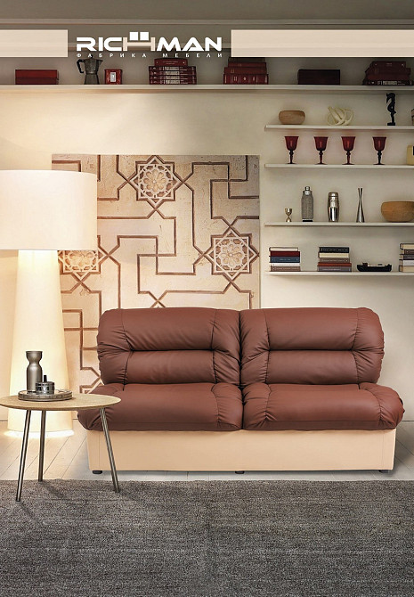 Диван Titan Vizit двойка 1650х870х850 единица 850х870х850 Коричневый Киев - изображение 6