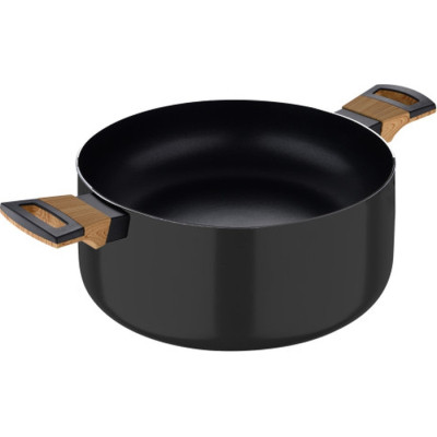 Кастрюля Bergner Earth black, з кришкою 28 см, 6 л (BG-32037-BK) Винница - изображение 3