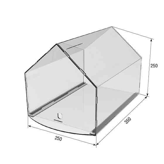 Ящик EKOSTAR для сбора денег 250х350х250 Киев