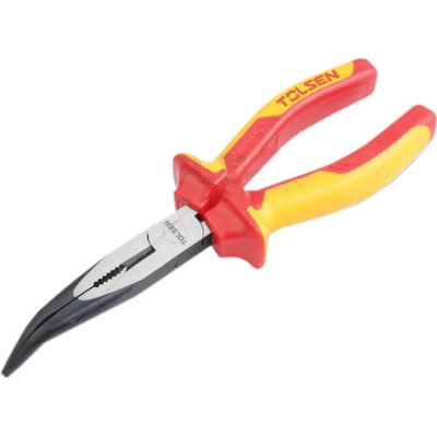 Плоскогубцы Tolsen длинногубцы диэлектрические изогнутые VDE 160 мм (V16026) Винница - изображение 1