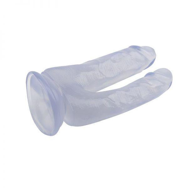 Фалоімітатор подвійний 6.3 Inch Dildo, Clear Sex Aura Київ - фото 3