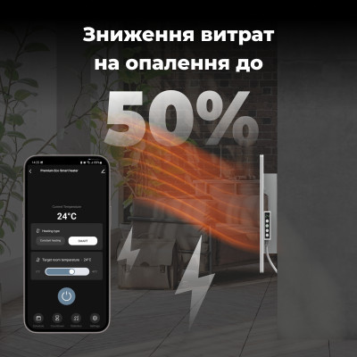 Обогреватель AENO Premium Eco Smart GH3S (AGH0003S) Винница - изображение 2