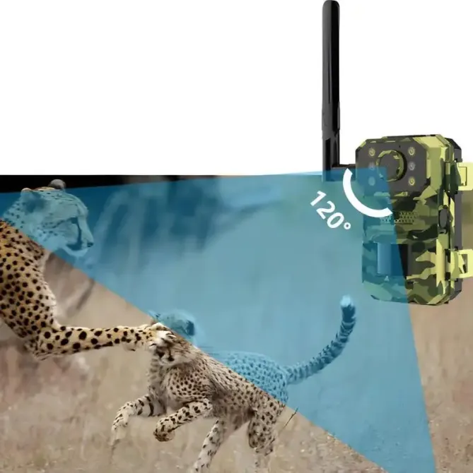 Камера для охоты на солнечной батарее A8S 4G, датчик движения, камуфляж Коломия - фото 10