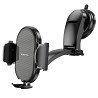 Автотримач для телефона BOROFONE BH73 Charm press type center console car holder Black