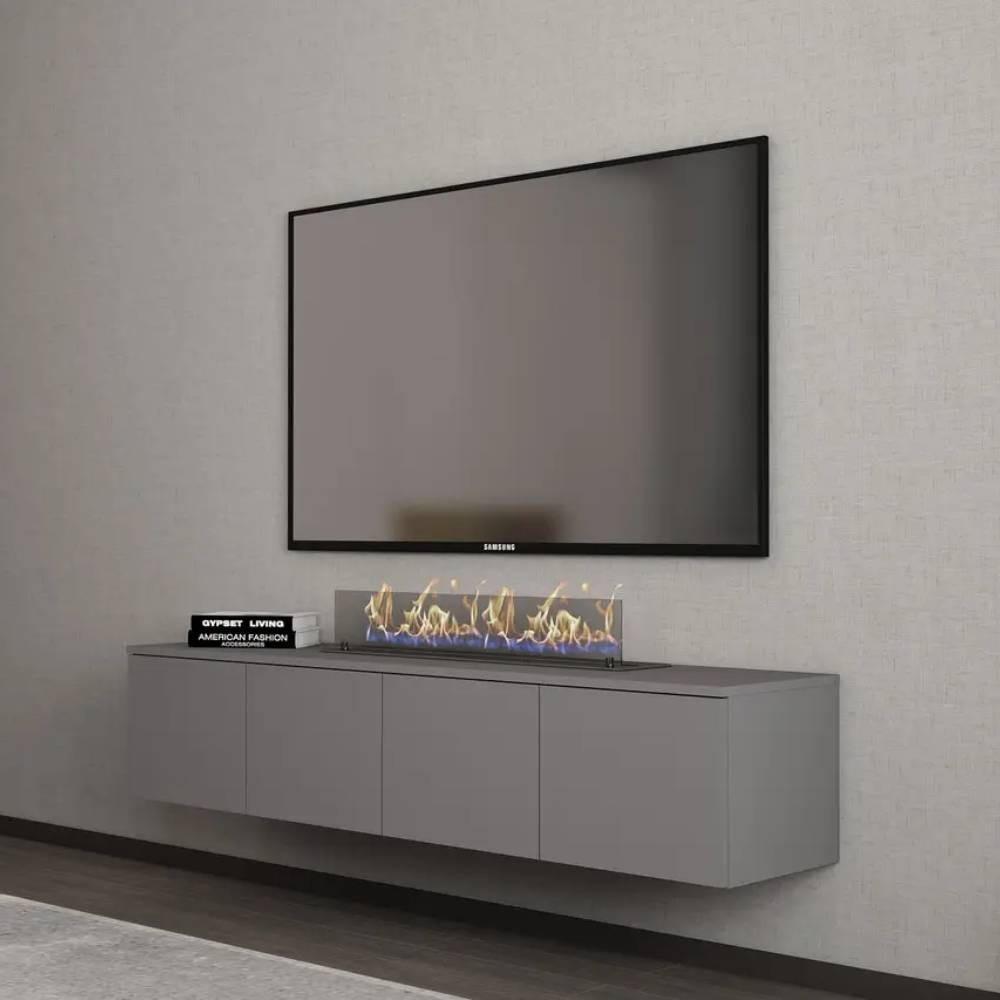 Тумба під ТВ Doros Левія Графіт 4Д 160х35х33 см Дніпро - фото 1