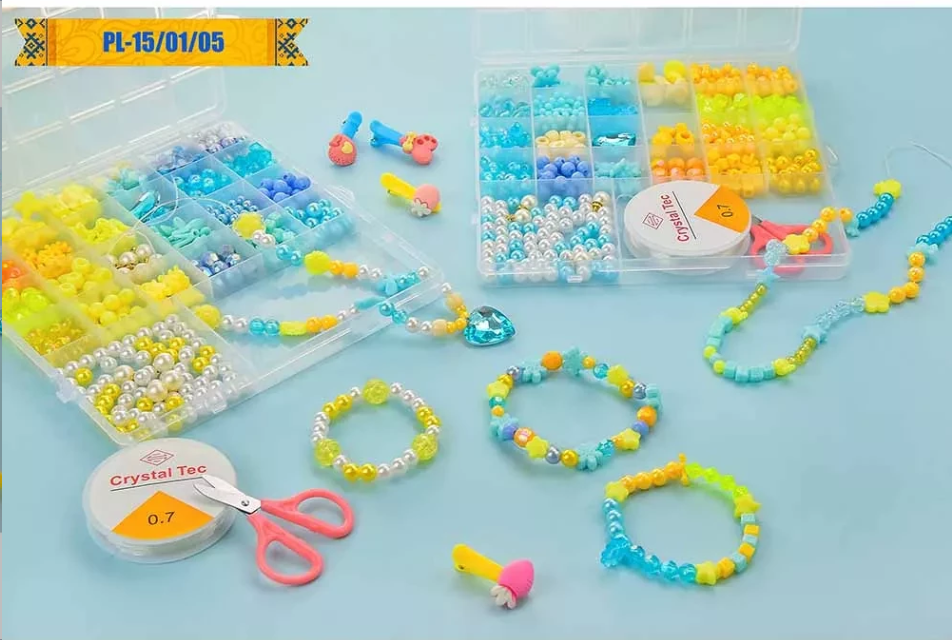 Набор бисера для изготовления креативных аксессуаров PL-15/01/05 бусины, бисер, подвески Винница - изображение 2