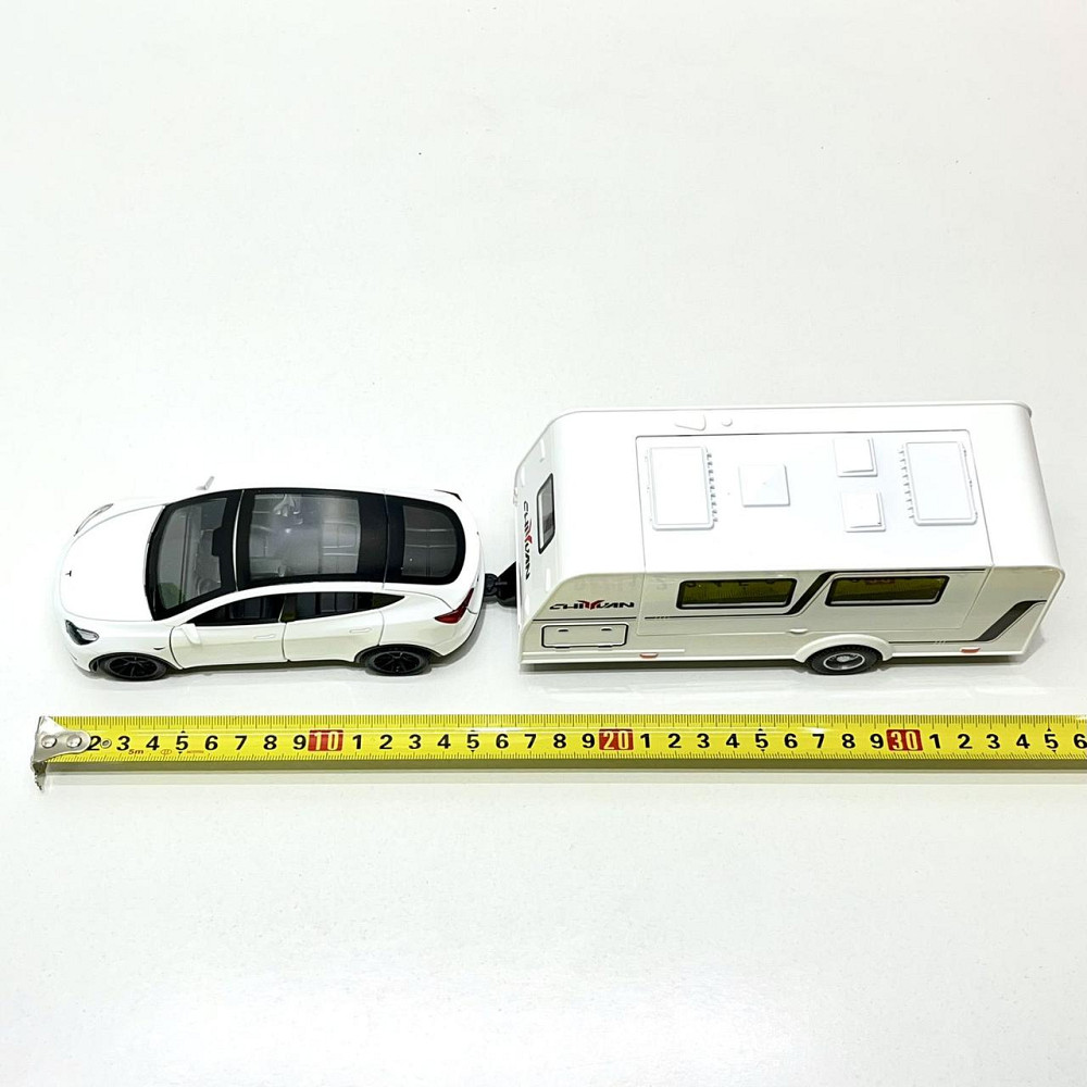 Машина з трейлером масштаб 1:32 інерція звук світло Білий (B21045) Чернігів - фото 2