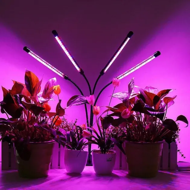 Гибкая Фитолампа светодиодная Plant Grow Light 4  для выращивания комнатных растений, рассады Одесса - изображение 9