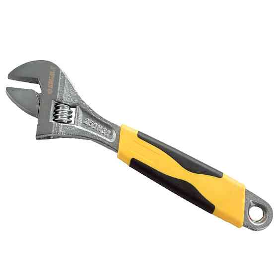 Ключ разводной 150мм CrV (обрезиненная рукоятка) SIGMA (4101011) Ровно